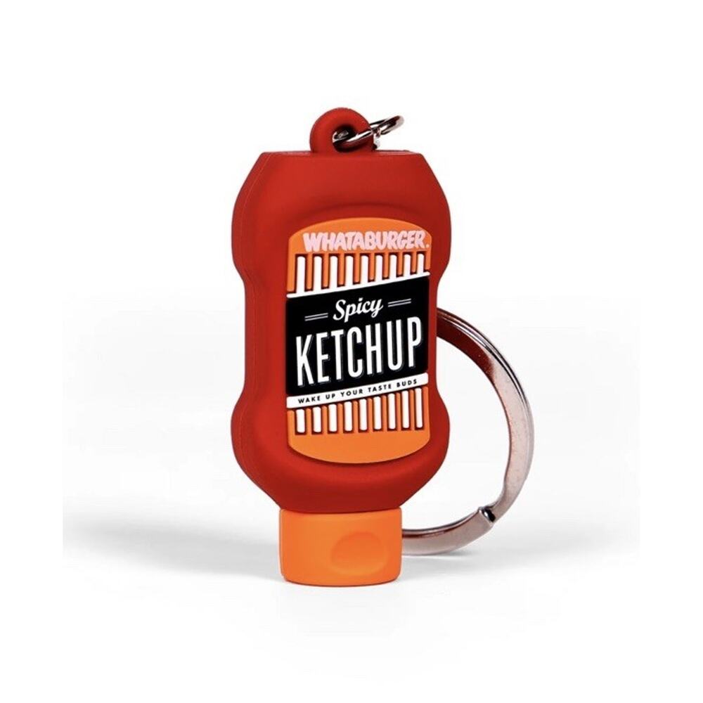 Whataburger Spicy Ketchup Keychain Texas Burger Sealed